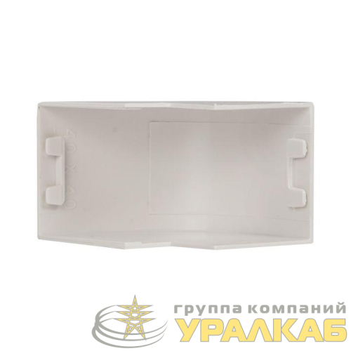 Угол внешний 40х40 бел. Plast PROxima (уп.4шт) EKF 