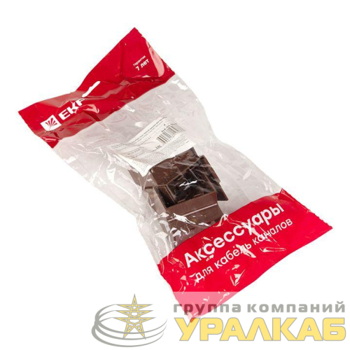 Угол внутренний 40х25 под темн. дерево Plast PROxima (уп.4шт) EKF 