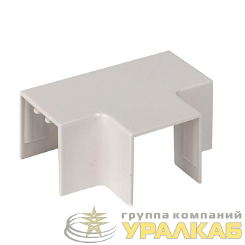 Угол T-образный 25х25 бел. Plast PROxima (уп.4шт) EKF 