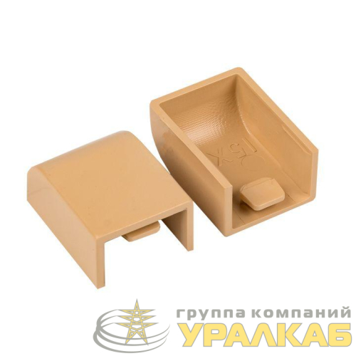 Заглушка 15х10 под свет. дерево Plast PROxima (уп.4шт) EKF 