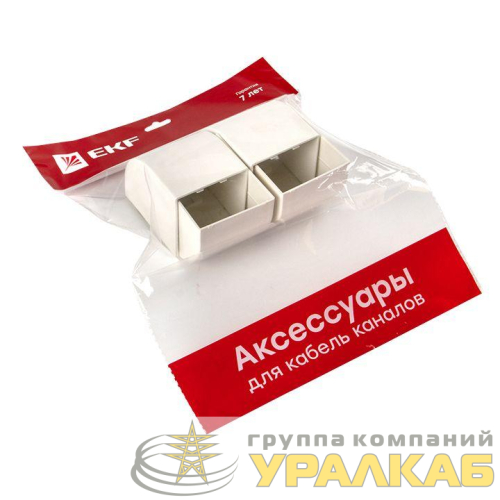 Заглушка 60х60 бел. Plast PROxima (уп.4шт) EKF 