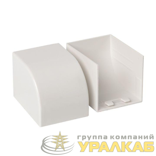 Заглушка 40х40 бел. Plast PROxima (уп.4шт) EKF 