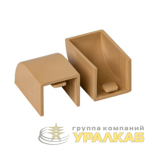 Заглушка 16х16 под свет. дерево Plast PROxima (уп.4шт) EKF 