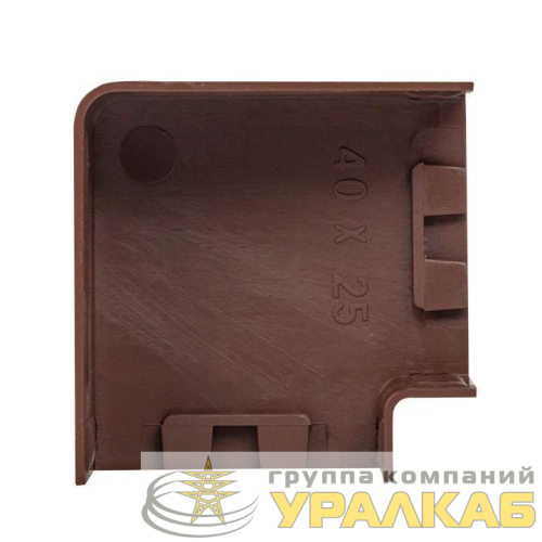 Поворот на 90град. 40х25 под темн. дерево Plast PROxima (уп.4шт) EKF 