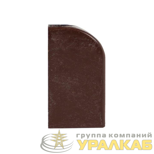 Заглушка 16х16 под темн. дерево Plast PROxima (уп.4шт) EKF 