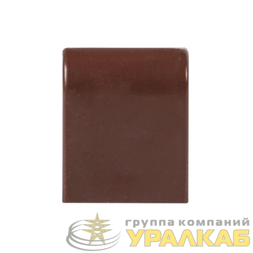 Заглушка 20х10 под темн. дерево Plast PROxima (уп.4шт) EKF 