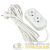 Удлинитель 2х3м без заземл. 10А IP20 Эксперт 2.2кВт ПВС 2х0.75 PROxima EKF 