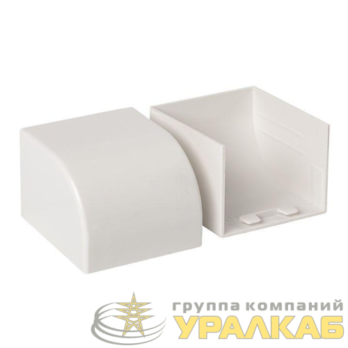 Заглушка 60х40 бел. Plast PROxima (уп.4шт) EKF 