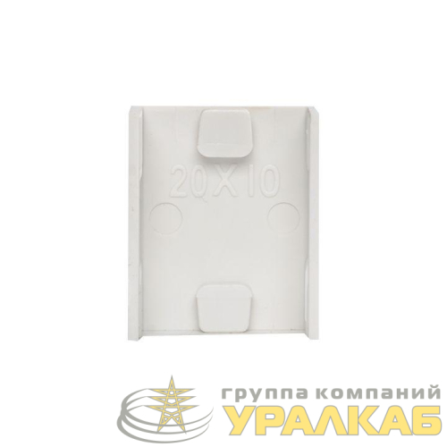 Соединитель на стык 20х10 бел. Plast PROxima (уп.4шт) EKF 