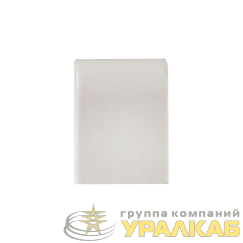 Заглушка 15х10 бел. Plast PROxima (уп.4шт) EKF 