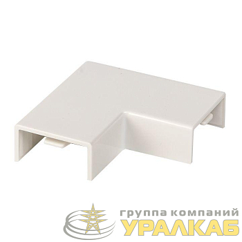 Поворот на 90град. 20х10 бел. Plast PROxima (уп.4шт) EKF 