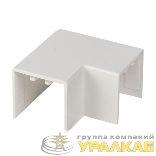 Поворот на 90град. 25х25 бел. Plast PROxima (уп.4шт) EKF 