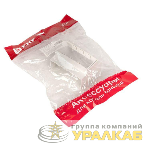 Угол внутренний 100х40 бел. Plast PROxima (уп.2шт) EKF 
