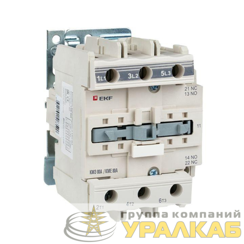 Контактор КМЭ 80А кат. 110В AC 1НО+1НЗ PROxima EKF 