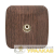 Розетка телевизионная TV 1-м ОП Минск 5-862МГц 75Ом темн. дерево EKF 