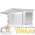 Угол для кабель-канала внутренний изменяемый 70-120град. 110х50 с разделит. сер. метал. DKC 