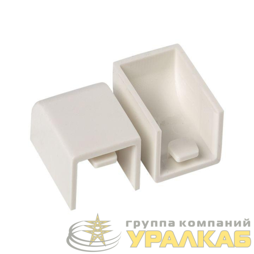 Заглушка 16х16 бел. Plast PROxima (уп.4шт) EKF 