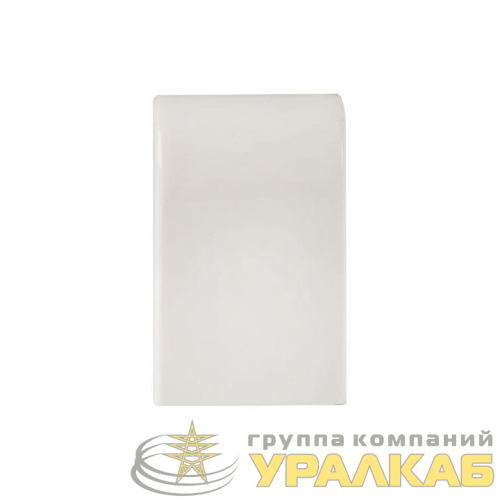 Заглушка 16х16 бел. Plast PROxima (уп.4шт) EKF 
