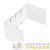 Соединитель на стык 40х25 бел. Plast PROxima (уп.4шт) EKF 