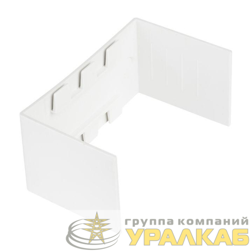 Соединитель на стык 40х25 бел. Plast PROxima (уп.4шт) EKF 