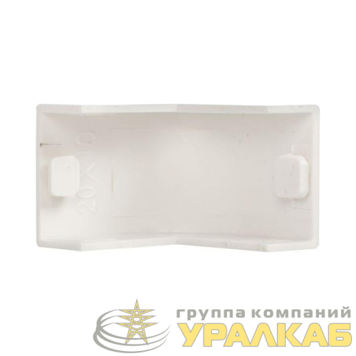 Угол внешний 20х10 бел. Plast PROxima (уп.4шт) EKF 