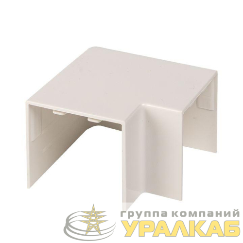 Поворот на 90град. 40х40 бел. Plast PROxima (уп.4шт) EKF 