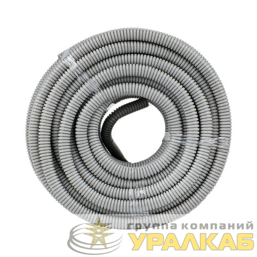 Труба гофрированная ПВХ d20мм с протяжкой (уп.50м) Plast PROxima EKF 