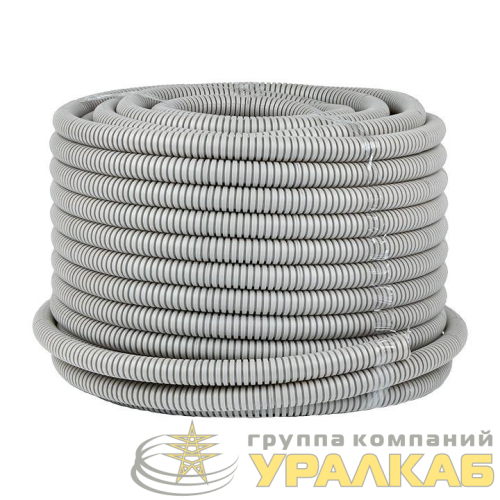 Труба гофрированная ПВХ d20мм с протяжкой (уп.50м) Plast PROxima EKF 