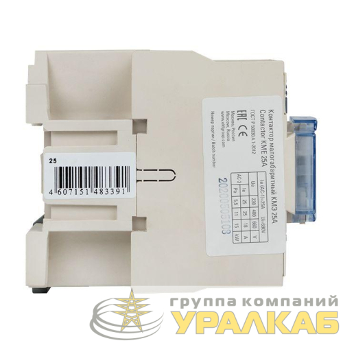 Контактор КМЭ 25А кат. 110В AC 1НЗ PROxima EKF 