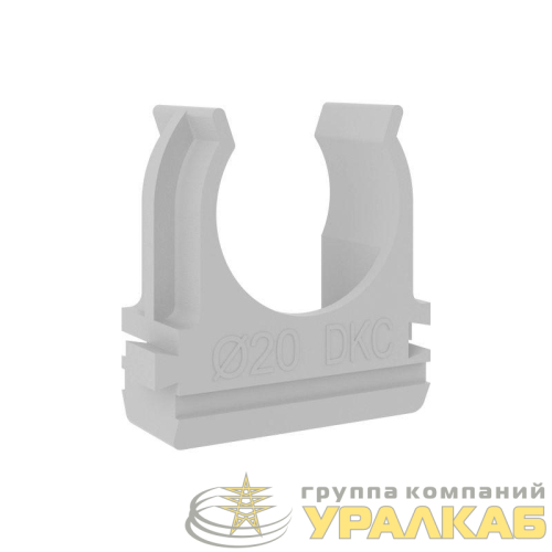 Держатель для труб (клипса) d20мм с защелкой (розн. уп.16шт) DKC 