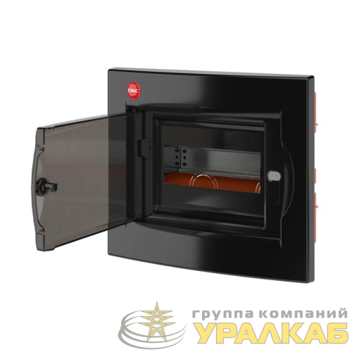Щиток встраиваемый 8мод. IP41 черн. DKC 