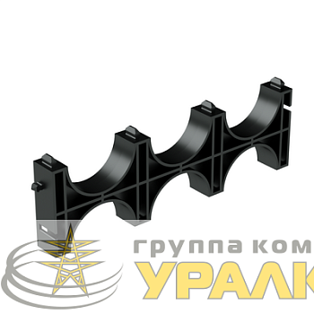 Кластер тройной для двустен. труб d50мм DKC 