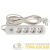 Удлинитель 4х5м 16А IP20 Эксперт 3.5кВт 2хUSB 2.1А ПВС 3х1 PROxima EKF 