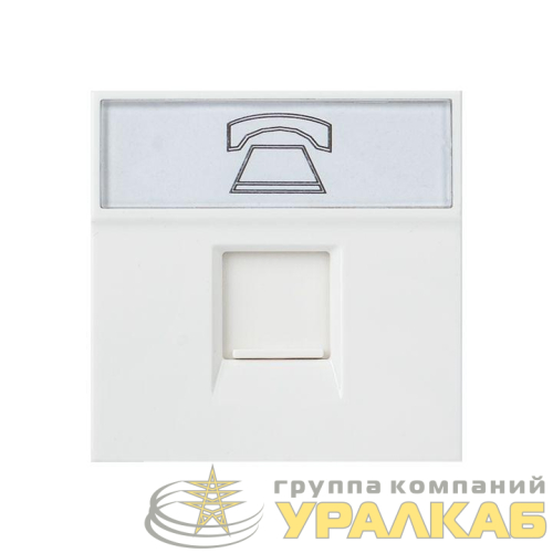 Розетка телефонная 2мод. RJ11 EKF 