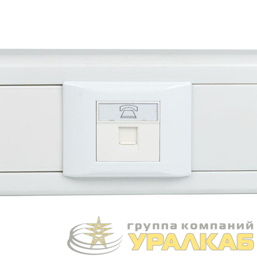 Розетка телефонная 2мод. RJ11 EKF 