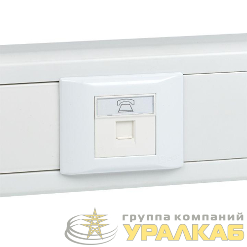 Розетка телефонная 2мод. RJ11 EKF 