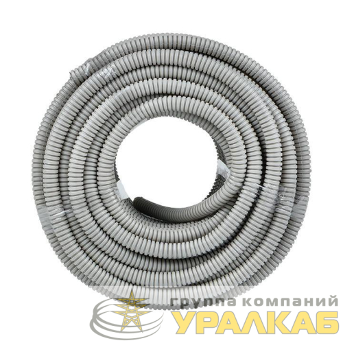 Труба гофрированная ПВХ d16мм с протяжкой (уп.50м) Plast PROxima EKF 