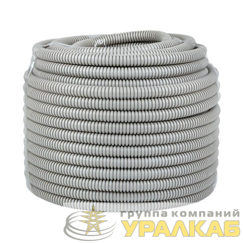 Труба гофрированная ПВХ d16мм с протяжкой (уп.50м) Plast PROxima EKF 