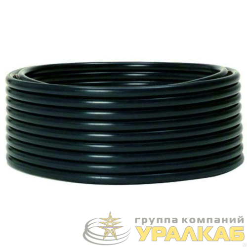 Труба гладкая ПНД жесткая d40мм черн. (уп.100м) PROxima EKF 