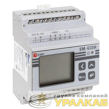Прибор измерительный многофункциональный G33H на DIN-рейку ЖКИ PROxima EKF 