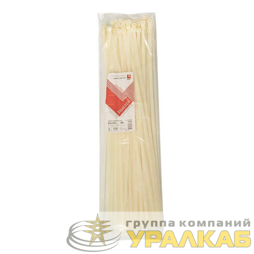 Хомут P6.6 8.8х610 FlexLock стандартный бел. (уп.100шт) PROxima EKF 