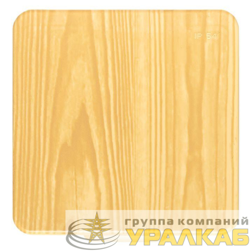 Коробка распаячная КМР-030-034 пылевлагозащ. 100х100х55 без мембранных вводов свет. дерево EKF 