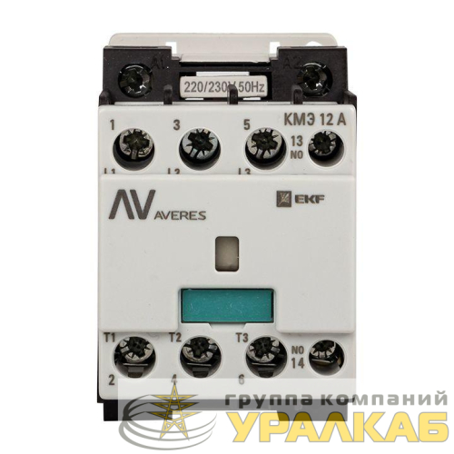 Контактор КМЭ 12А кат. 230В AC 1НО AVERES EKF 