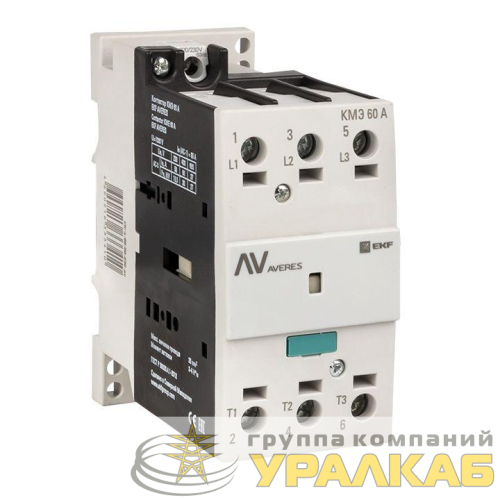 Контактор КМЭ 60А кат. 230В AC AVERES EKF 
