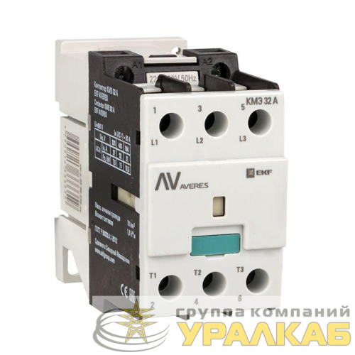 Контактор КМЭ 32А кат. 230В AC AVERES EKF 