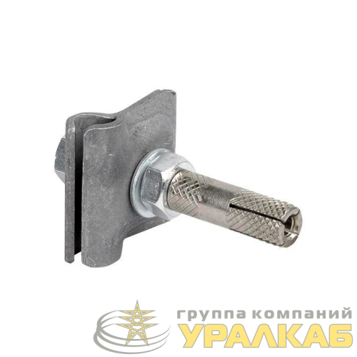 Зажим прута унив. малый 51510 HZ (30x30мм) с анкером PROxima EKF 