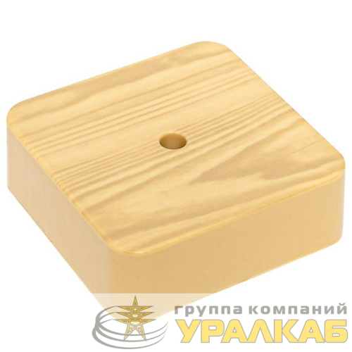 Коробка разветвительная KMP-030-030 75х75х26 свет. дерево PROxima EKF 