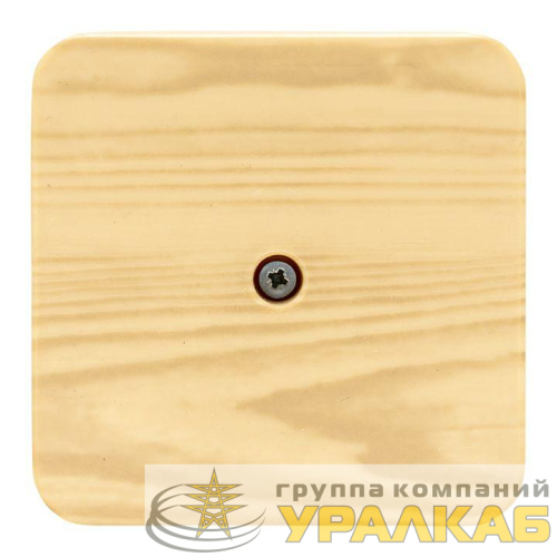 Коробка разветвительная KMP-030-030 75х75х26 свет. дерево PROxima EKF 