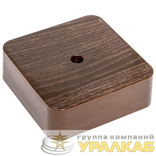 Коробка разветвительная KMP-030-030 75х75х26 темн. дерево PROxima EKF 