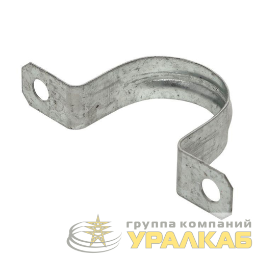 Скоба крепежная двухлапковая d31-32мм метал. (уп.10шт) PROxima EKF 